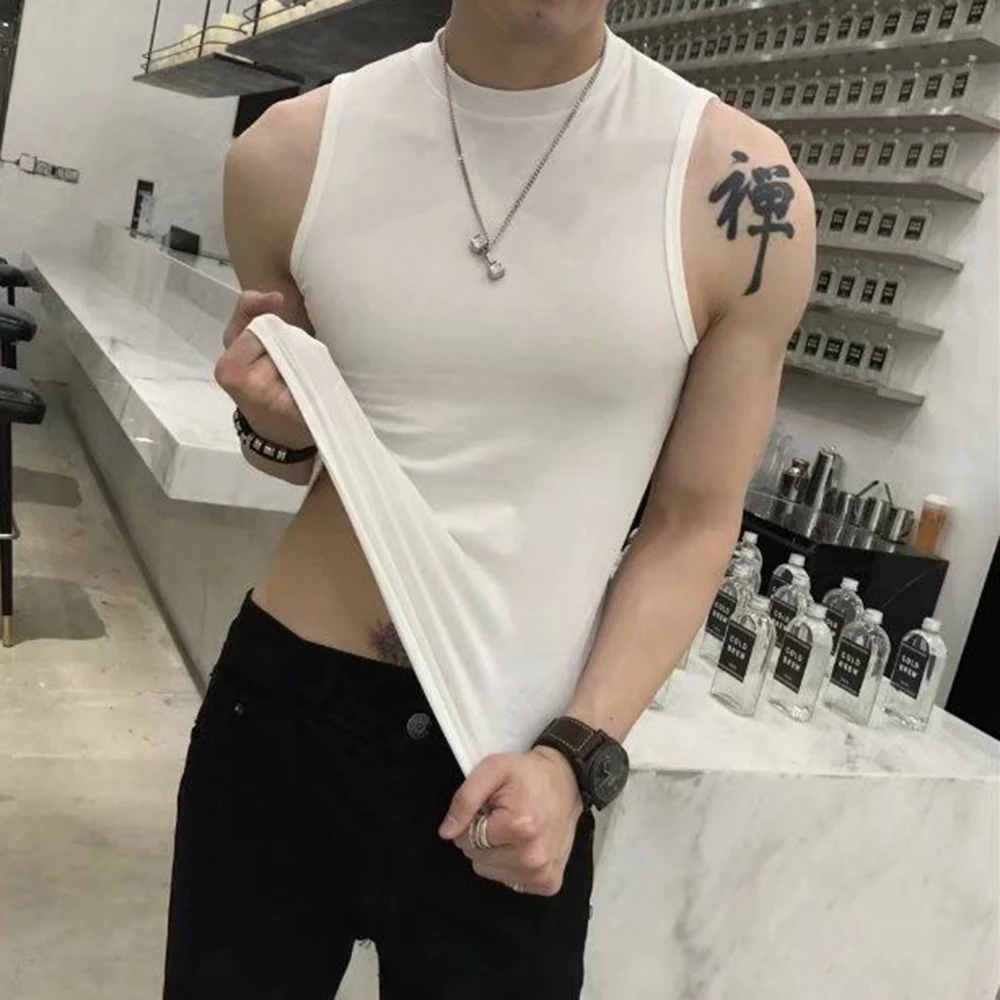 Corduroy Button Up Shirt Men - Майка мужская облегающая без рукавов, пикантный