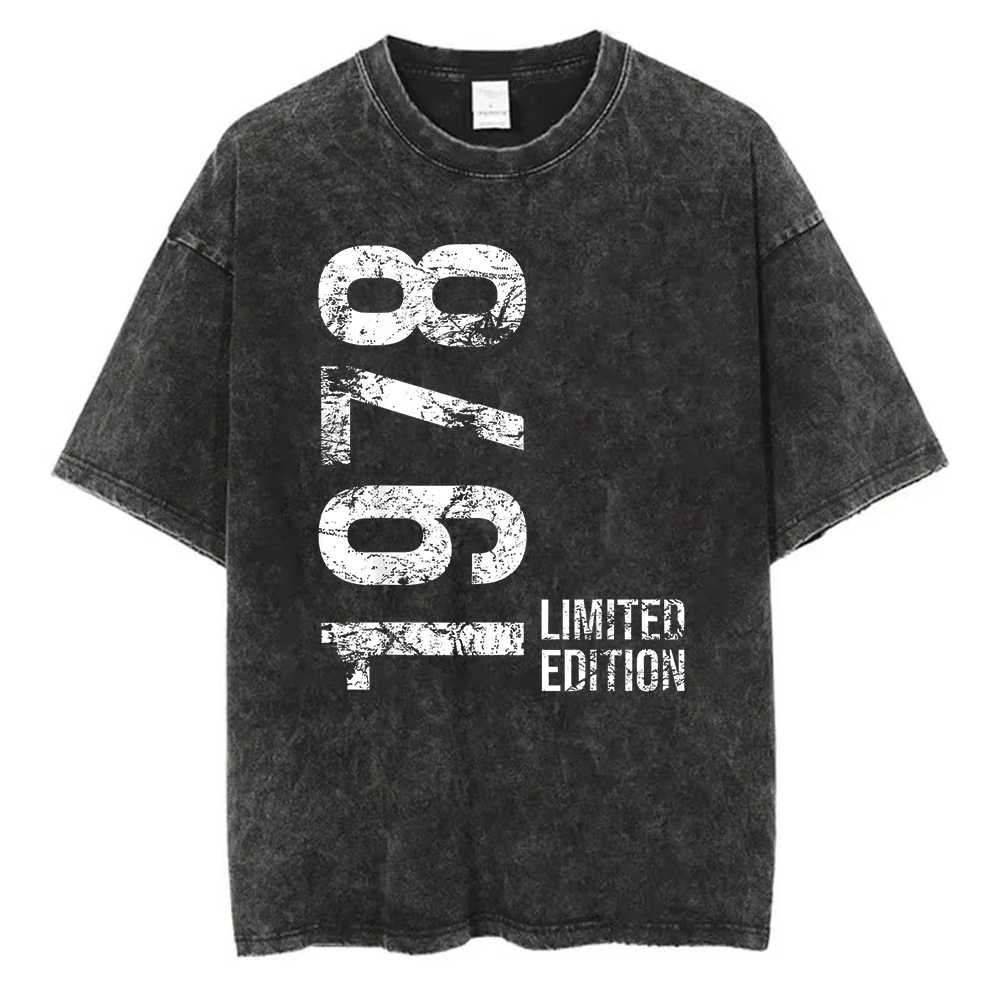Acid Wash Vintage Graphic T Shirt - Футболка лимитированной серии 1978 года, женская,