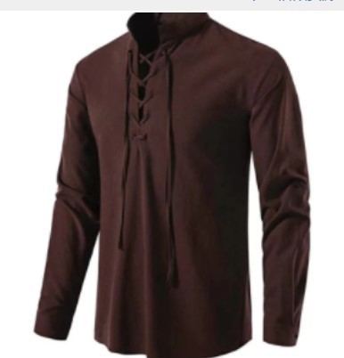 Мужская пиратская рубашка в ст – обзор и цена Medieval Gothic Lace Up Pirate Shirt