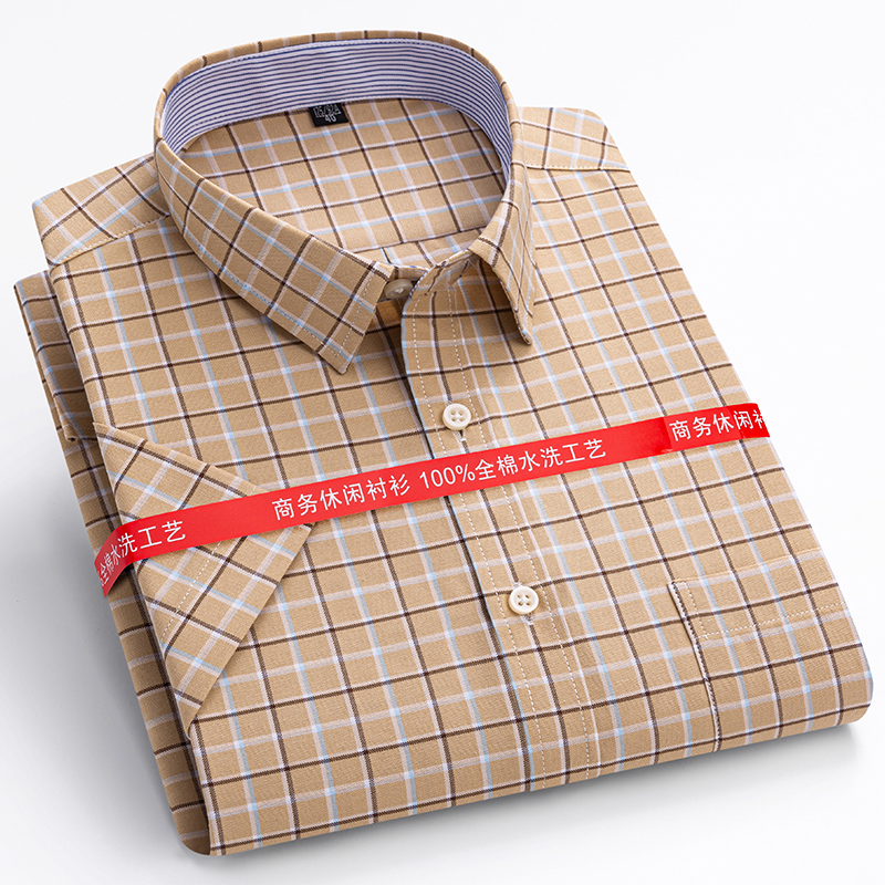 Блузка мужская летняя из 100%  – обзор и цена Oxford Cotton Casual Shirt Business