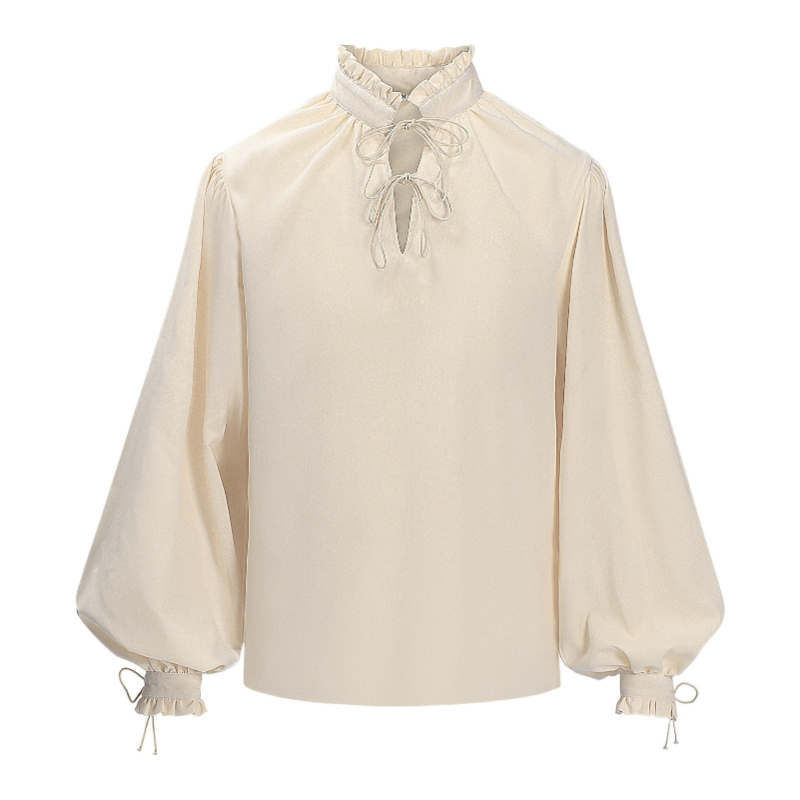 Рубашка в стиле средневекового – обзор и цена Medieval Gothic Lace Up Pirate Shirt
