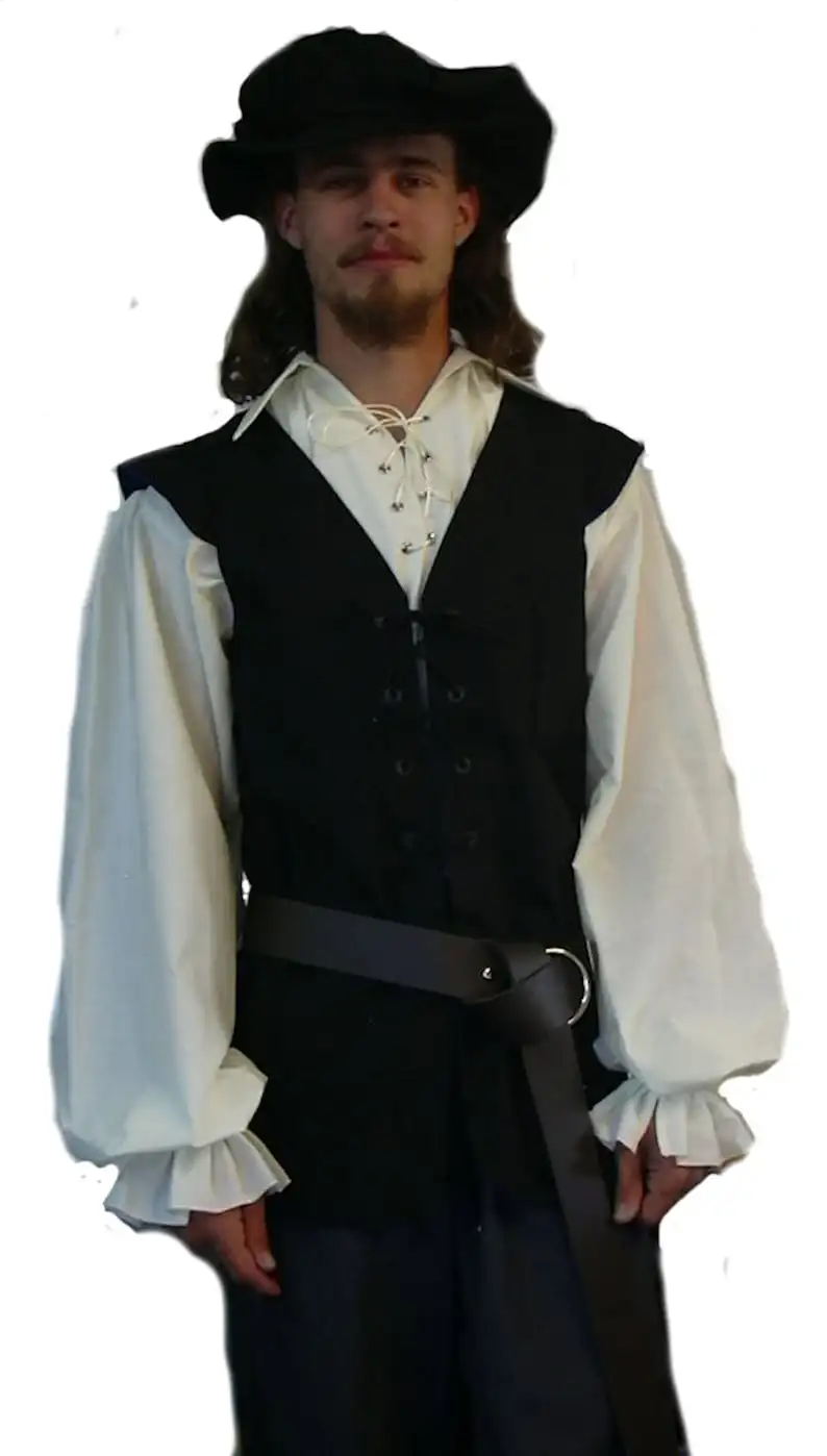 Средневековые рубашки с рюшами – обзор и цена Medieval Gothic Lace Up Pirate Shirt