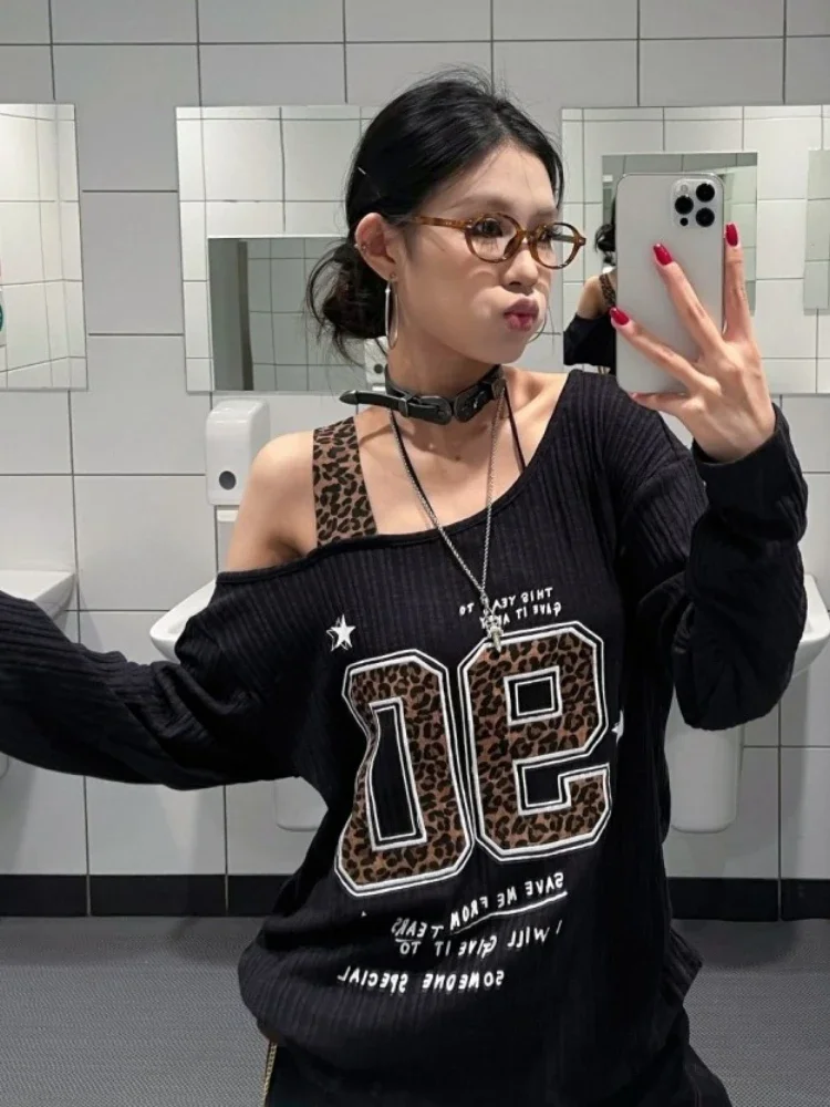 Женская футболка Y2K с леопард – обзор и цена Shirts