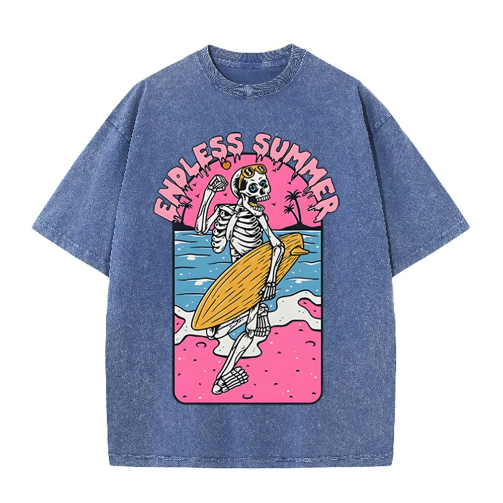 Футболка оверсайз унисекс 2026 – обзор и цена Acid Wash Vintage Graphic T Shirt