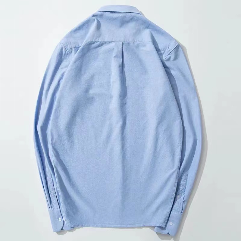 S-6XL Мужские рубашки-оксфорды – обзор и цена Oxford Cotton Casual Shirt Business