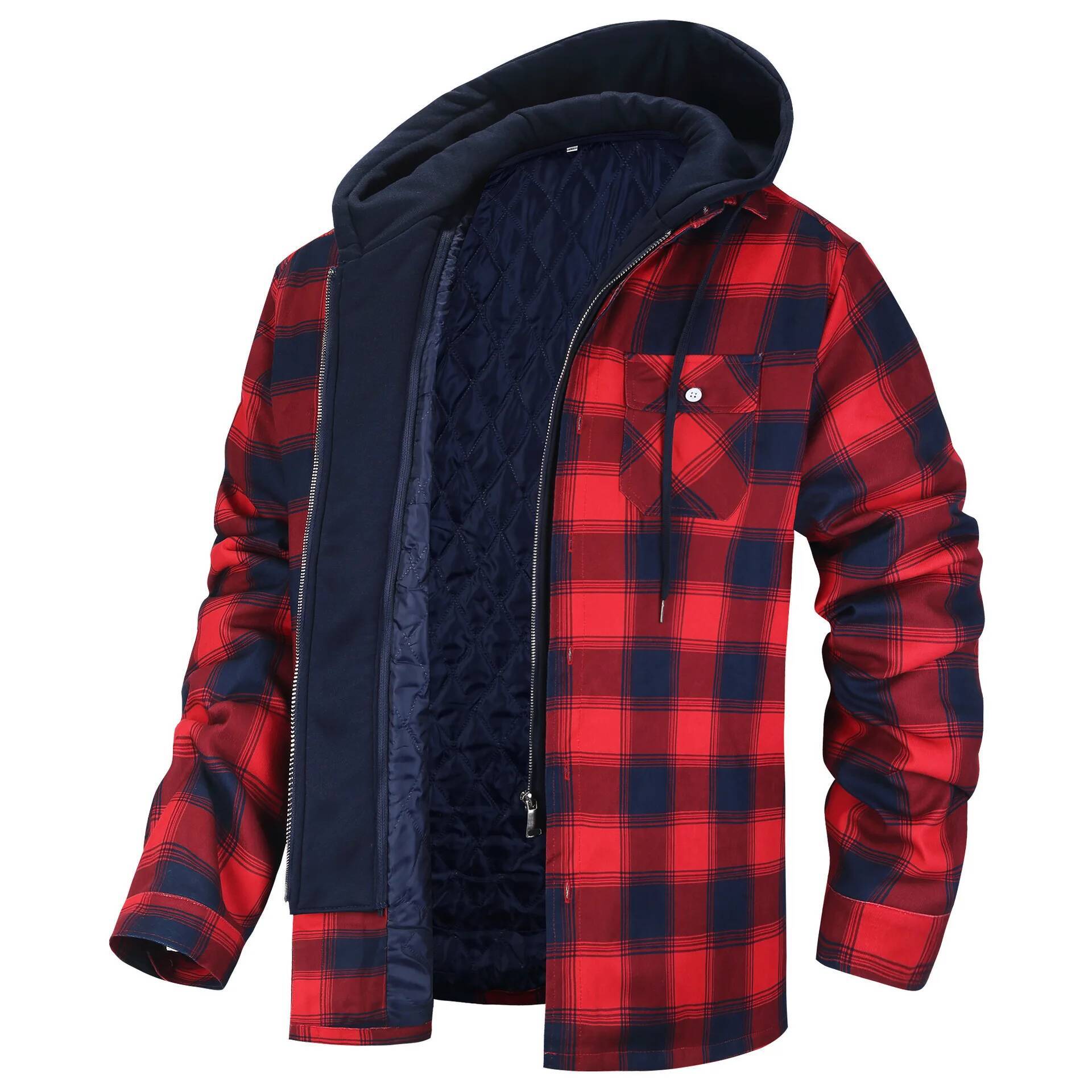 Зимняя фланелевая клетчатая ку – обзор и цена Flannel Plaid Shirt Heavy Weight