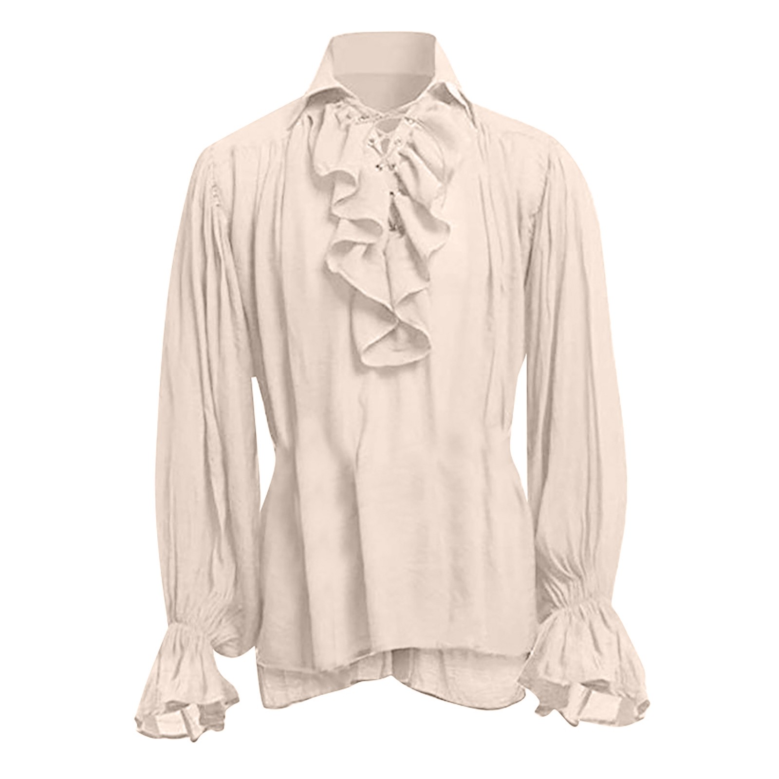 Мужская пиратская рубашка на ш – обзор и цена Medieval Gothic Lace Up Pirate Shirt